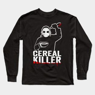 Cereal Killer Funny Breakfast Shirt Long Sleeve T-Shirt